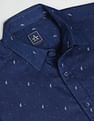 Arrow Sports Pure Cotton Floral Print Casual Shirt