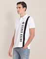 U.S. Polo Assn. Vertical Stripe Embroidered Logo Polo Shirt