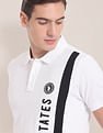 U.S. Polo Assn. Vertical Stripe Embroidered Logo Polo Shirt