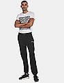 Calvin Klein Men Black Premium Regular Solid Joggers