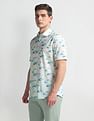 Arrow Sports Abstract Print Liberty Classic Shirt
