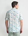 Arrow Sports Abstract Print Liberty Classic Shirt