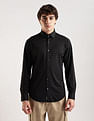 Calvin Klein Jeans Solid Slim Fit Woven Shirt