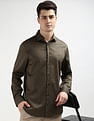 Tommy Hilfiger Spread Collar Brand Monogram Shirt