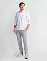 Arrow Sport Vertical Stripe Cotton Shirt
