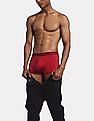 Calvin Klein Underwear Men Red Low Rise Solid Trunks