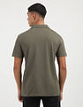 Calvin Klein Solid Pique Cotton Polo Shirt