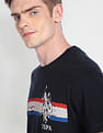 U.S. Polo Assn. Denim Co. Crew Neck Cotton Printed T-Shirt