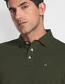 Arrow Sports Compact Cotton Solid Polo Shirt
