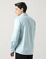 Arrow Textured Cotton Autopress Shirt