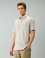 Arrow Sport Air Soft Regular Fit Abstract Shirt