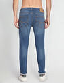 Flying Machine Slash Slim Tapered Fit Jeans