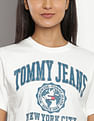 Tommy Hilfiger College Logo Super Crop T-Shirt