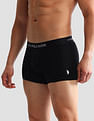 USPA Innerwear Anti Microbial Solid OET13 Trunks - Pack Of 3