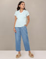 U.S. Polo Assn. Women Dad Fit Stone Wash Jeans