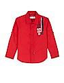 U.S. Polo Assn. Kids Boys Logo Solid Pure Cotton Shirt