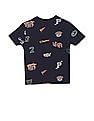U.S. Polo Assn. Kids Boys Crew Neck Printed T-Shirt