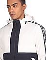 Flying Machine Long Brand Tape Sleeve Hood Jacket
