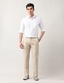 Arrow Mid Rise Dobby Autoflex Trousers