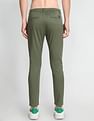 Flying Machine Twill Geometric Print Trousers