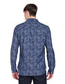 Flying Machine Button-Down Collar Floral Print Shirt