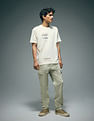 Flying Machine Graphic Oversized T-Shirt