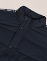 U.S. Polo Assn. High Neck Brand Print Quilted Jacket