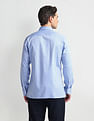 Arrow Patterned Twill Solid Shirt