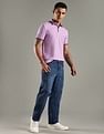 Tommy Hilfiger Solid Regular Fit Cotton Polo T-Shirt