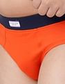 USPA Innerwear Boys Solid Cotton Spandex IKBA Briefs - Pack Of 3