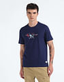 Flying Machine Dragon Logo Cotton T-Shirt