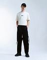 Flying Machine Mid Rise Twill Loose Fit Cargos