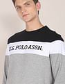 U.S. Polo Assn. Crew Neck Colour Block Sweatshirt