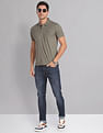 AD by Arvind Wrinkle Resistant Quick Dry Smart Polo Shirt