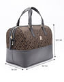 Tommy Hilfiger Logo Black Pu Handbag