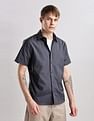 Calvin Klein Jeans Solid Regular Fit Plain Woven Shirt