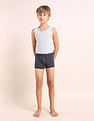 USPA Innerwear Boys Mid Rise Cotton Spandex Trunks - Pack Of 5