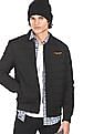 U.S. Polo Assn. Stand Collar Full Zip Solid Bomber Jacket