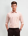 Arrow Slim Fit Windowpane Checked Shirt