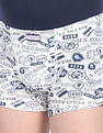 USPA Innerwear Boys Mid Rise Cotton Spandex OKT01 Trunks - Pack Of 2