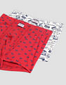 USPA Innerwear Boys Mid Rise Cotton Spandex OKT01 Trunks - Pack Of 2