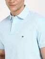 Tommy Hilfiger Solid Regular-Fit Cotton Polo Shirt