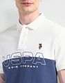 U.S. Polo Assn. Denim Co. Muscle Fit Colour Blocked Polo Shirt