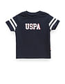 U.S. Polo Assn. Kids Boys Typography Print Cotton T-Shirt