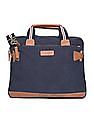 U.S. Polo Assn. Contrast Trim Canvas Messenger Bag