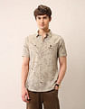 U.S. Polo Assn. Denim Co. Tropical Printed Regular Fit Shirt