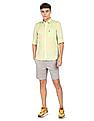 U.S. Polo Assn. Spread Collar Linen Casual Shirt