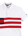Tommy Hilfiger Kids Striped Regular Fit Polo T-Shirt
