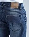 Flying Machine Slash Slim Tapered Fit Whiskered Jeans