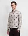 Arrow Brooklyn Fit All-over Print Shirt